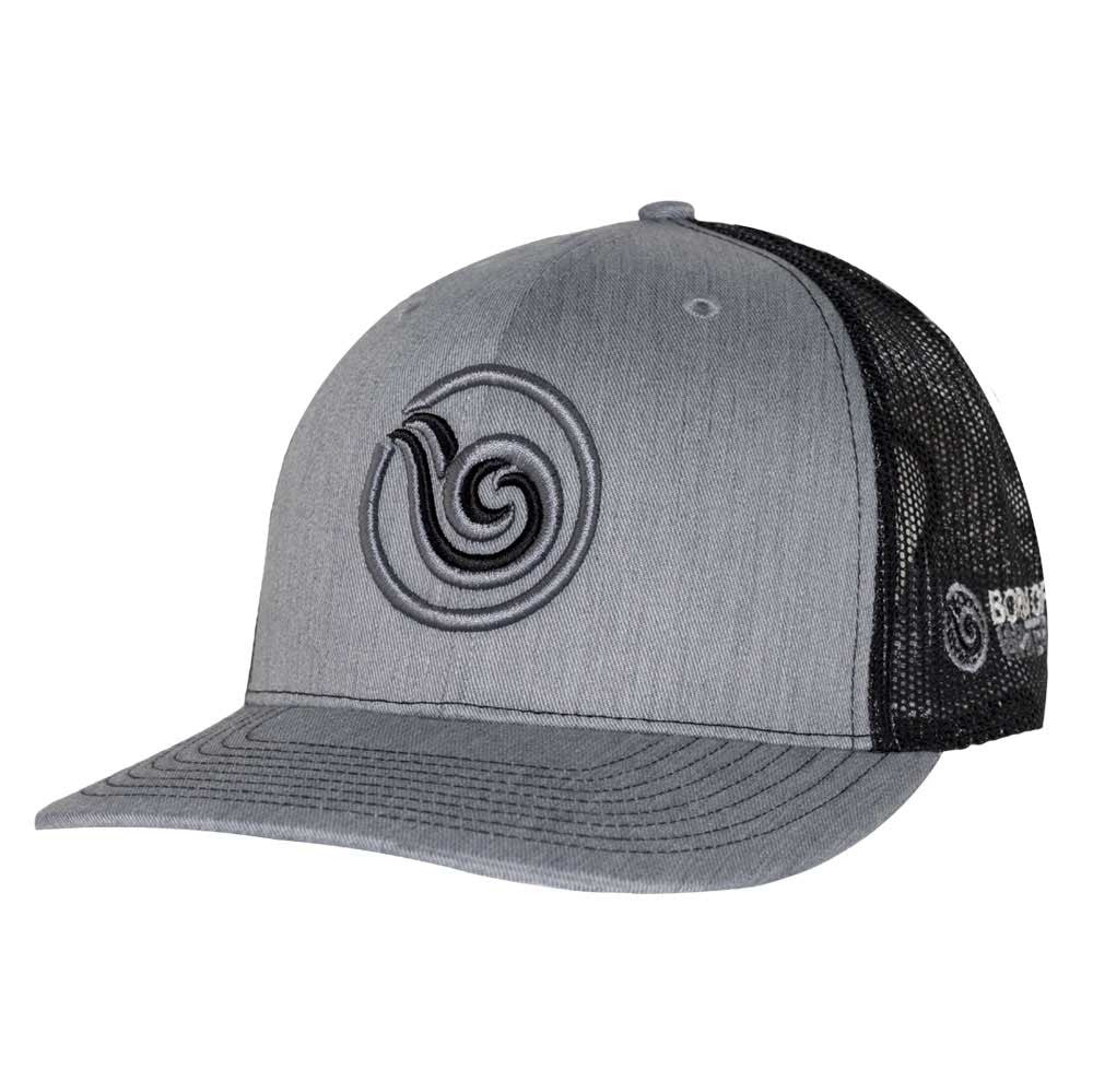 Signature Puff Logo Hat: Heather Gray/Charcoal