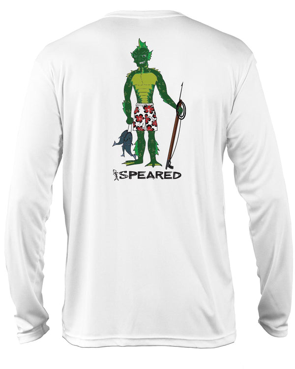 Speared Swamp Creature UV Shirt _ White Back